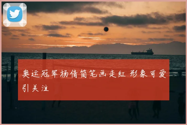 奥运冠军杨倩简笔画走红 形象可爱引关注
