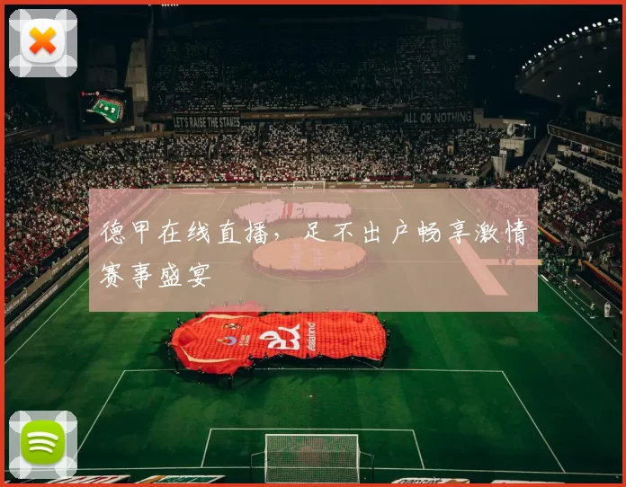 德甲在线直播，足不出户畅享激情赛事盛宴